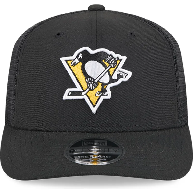 czarna-czapka-trucker-9seventy-stretch-snap-evergreen-pittsburgh-penguins-nhl-new-era