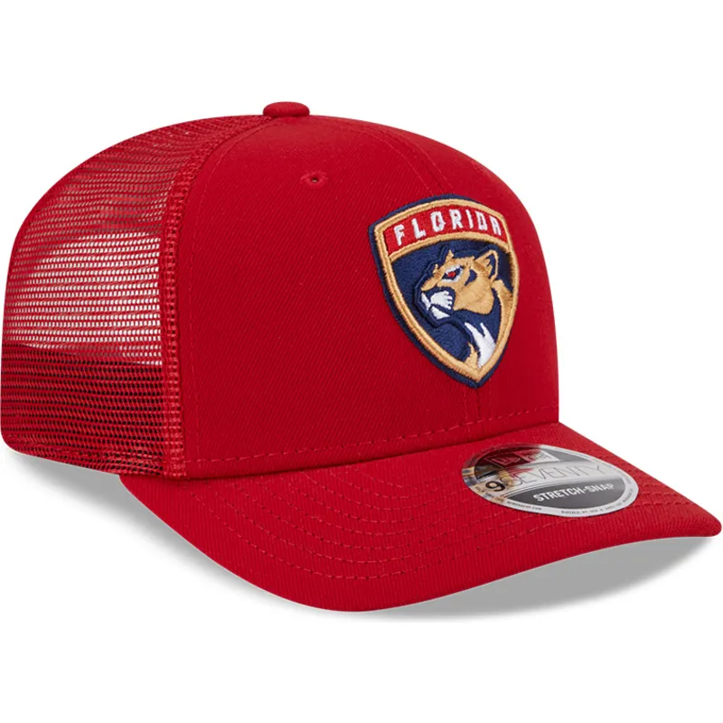 casquette-trucker-rouge-9seventy-stretch-snap-evergreen-florida-panthers-nhl-new-era