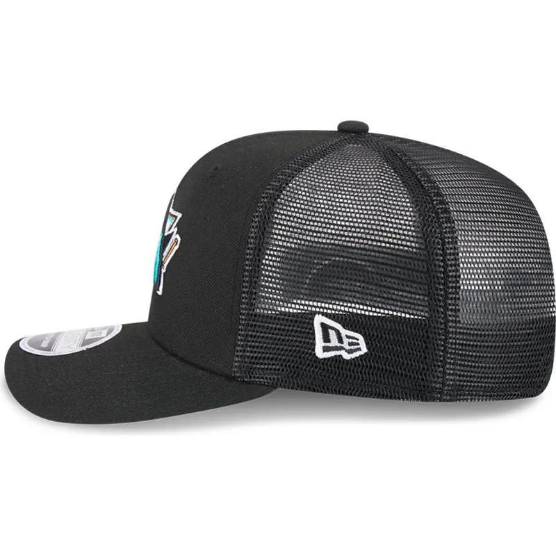 czapka-trucker-czarna-9seventy-stretch-snap-evergreen-san-jose-sharks-nhl-new-era