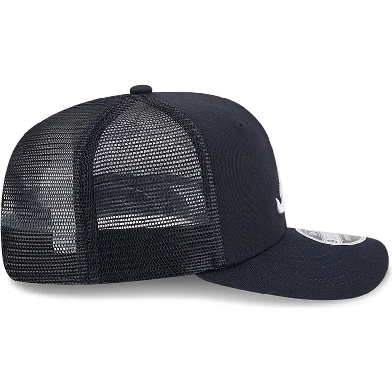 marineblaue-trucker-kappe-9seventy-stretch-snap-evergreen-der-atlanta-braves-mlb-von-new-era