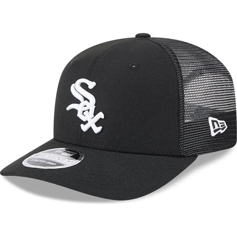 casquette-trucker-noire-9seventy-stretch-snap-evergreen-chicago-white-sox-mlb-new-era