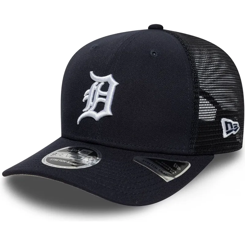 morkbla-trucker-keps-9seventy-stretch-snap-evergreen-fran-detroit-tigers-mlb-av-new-era