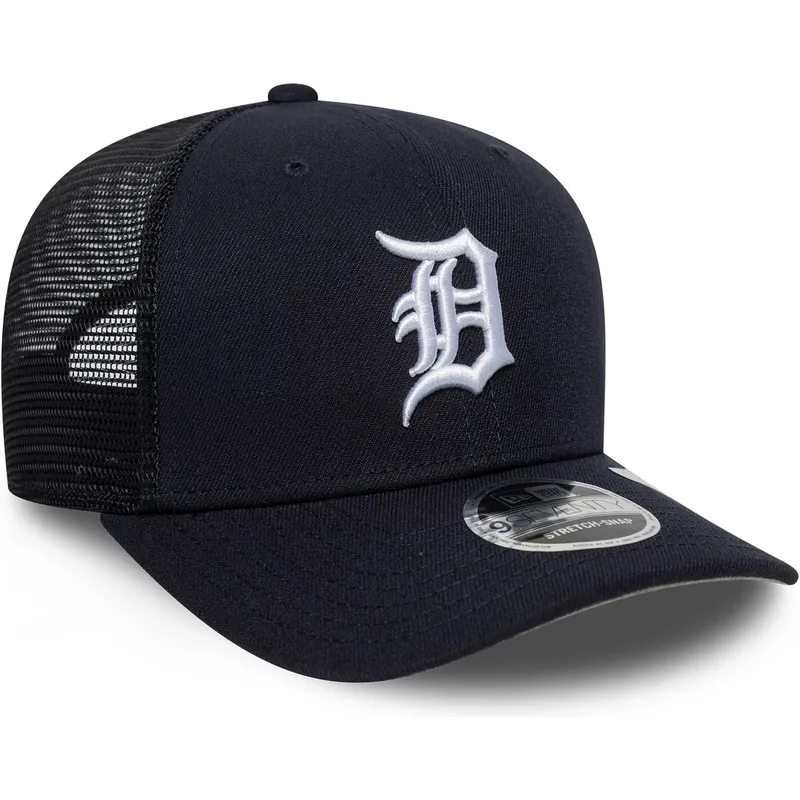 morkbla-trucker-keps-9seventy-stretch-snap-evergreen-fran-detroit-tigers-mlb-av-new-era