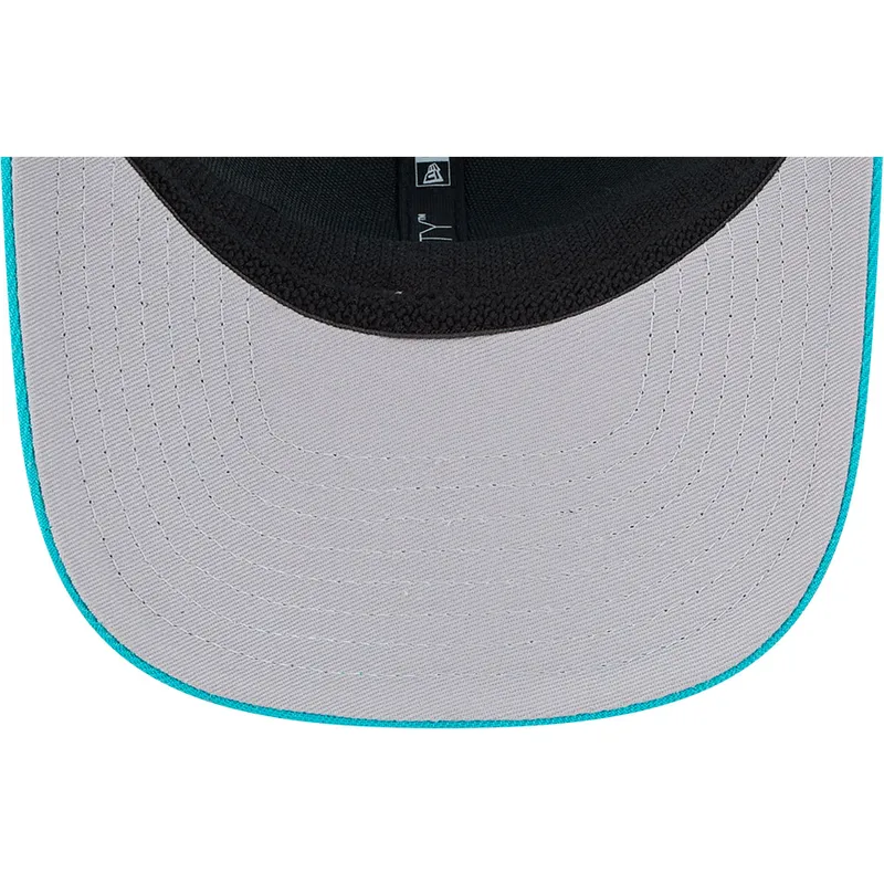 casquette-trucker-bleue-9seventy-stretch-snap-evergreen-miami-dolphins-nfl-new-era