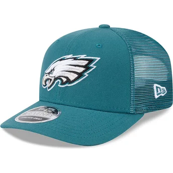 Καπέλο trucker πράσινο 9SEVENTY Stretch Snap Evergreen των Philadelphia Eagles NFL της New Era