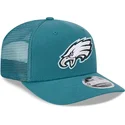 casquette-trucker-verte-9seventy-stretch-snap-evergreen-philadelphia-eagles-nfl-new-era