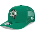 casquette-trucker-verte-9seventy-stretch-snap-evergreen-boston-celtics-nba-new-era