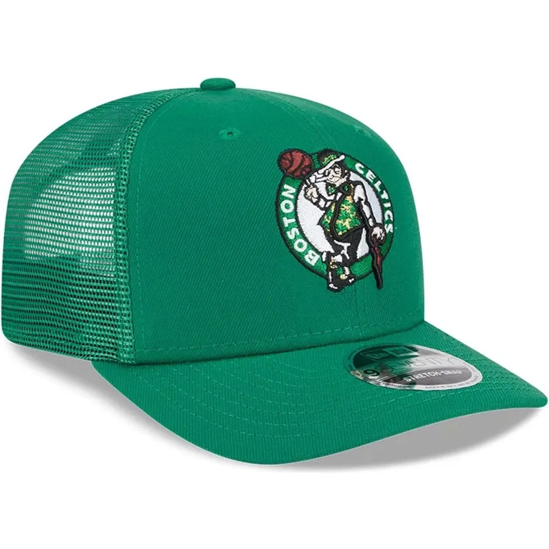gorra-trucker-verde-9seventy-stretch-snap-evergreen-de-boston-celtics-nba-de-new-era