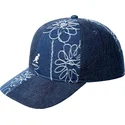 gorra-curva-azul-marino-ajustable-denim-mashup-medium-blue-floral-de-kangol