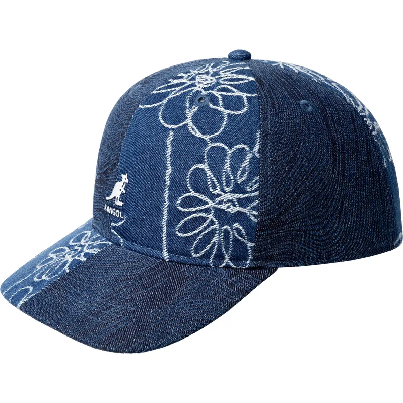 granatowa-zakrzywiona-czapka-z-regulacja-denim-mashup-medium-blue-floral-od-kangol