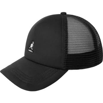 Casquette trucker noire Kangaroo Kangol