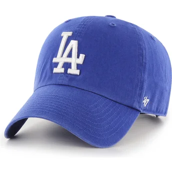 Gorra curva azul de Los Angeles Dodgers MLB Clean Up de 47 Brand
