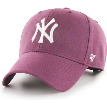 Czapka z daszkiem bordowa snapback MVP New York Yankees MLB od 47 Brand