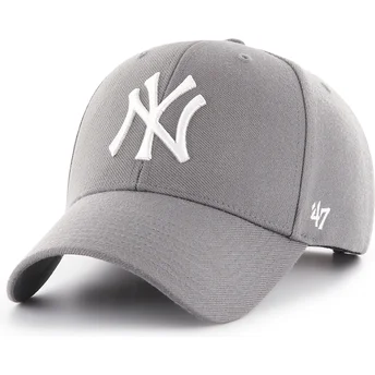 Σκούρο γκρι καπέλο με καμπύλη snapback MVP των New York Yankees MLB της 47 Brand