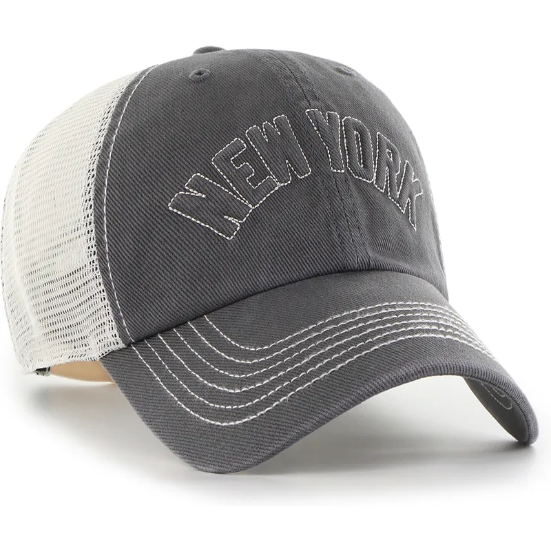 trucker-clean-up-trailer-script-mesh-new-york-yankees-mlb-47-brand