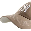 47-brand-curved-brim-clean-up-contrast-stitch-new-york-yankees-mlb-brown-adjustable-cap