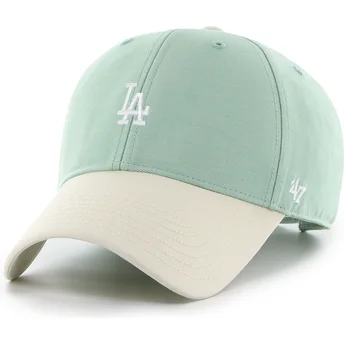 Casquette courbée verte ajustable MVP Base Runner Two Tone Legend Los Angeles Dodgers MLB 47 Brand