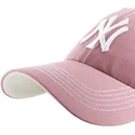 casquette-courbee-rose-ajustable-clean-up-contrast-stitch-new-york-yankees-mlb-47-brand