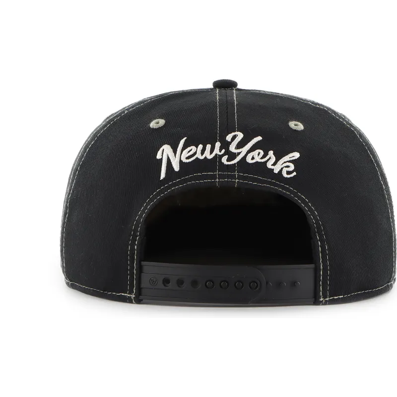 casquette-plate-noire-snapback-captain-rl-keepsake-new-york-yankees-mlb-47-brand