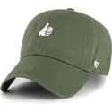 gorra-curva-verde-ajustable-clean-up-thumbs-up-base-runner-icon-de-47-brand
