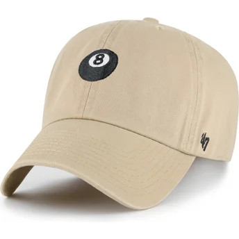 Böjd khaki justerbar keps 8-Ball Clean Up Base Runner Icon från 47 Brand