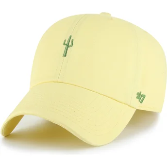 Casquette courbée jaune ajustable Cactus Clean Up Nature Base Runner Icon 47 Brand