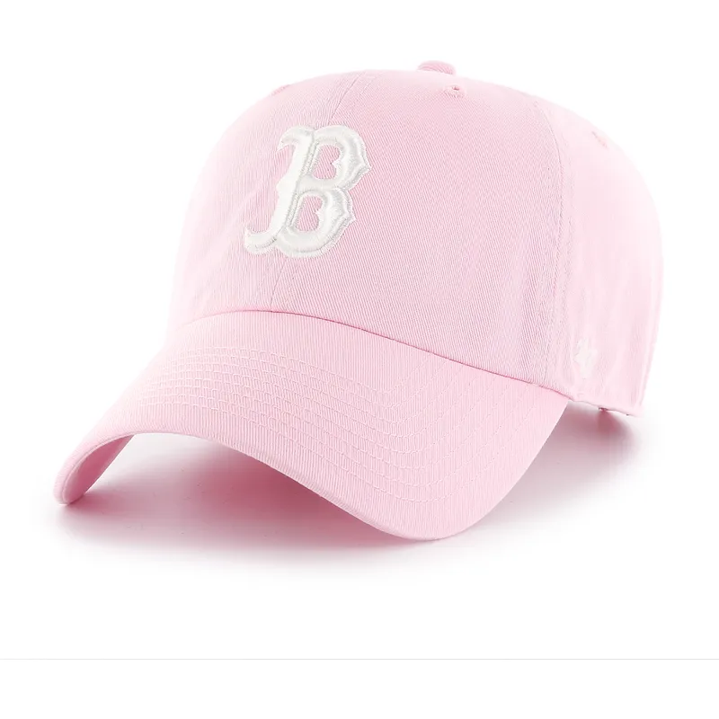 gorra-curva-rosa-ajustable-clean-up-de-boston-red-sox-mlb-de-47-brand
