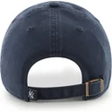 47-brand-curved-brim-clean-up-new-york-yankees-mlb-navy-blue-adjustable-cap