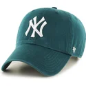 zielona-regulowana-czapka-z-daszkiem-clean-up-pacific-green-new-york-yankees-mlb-od-47-brand