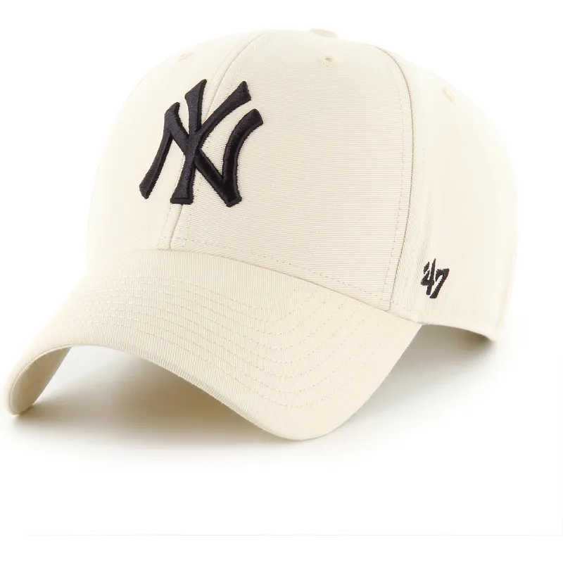 casquette-courbee-beige-ajustable-mvp-legend-new-york-yankees-mlb-47-brand