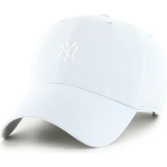 Czapka z zakrzywionym daszkiem jasnoniebieska regulowana Clean Up Base Runner New York Yankees MLB od 47 Brand