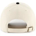 casquette-courbee-beige-et-noire-ajustable-clean-up-two-tone-no-loop-label-new-york-yankees-mlb-47-brand