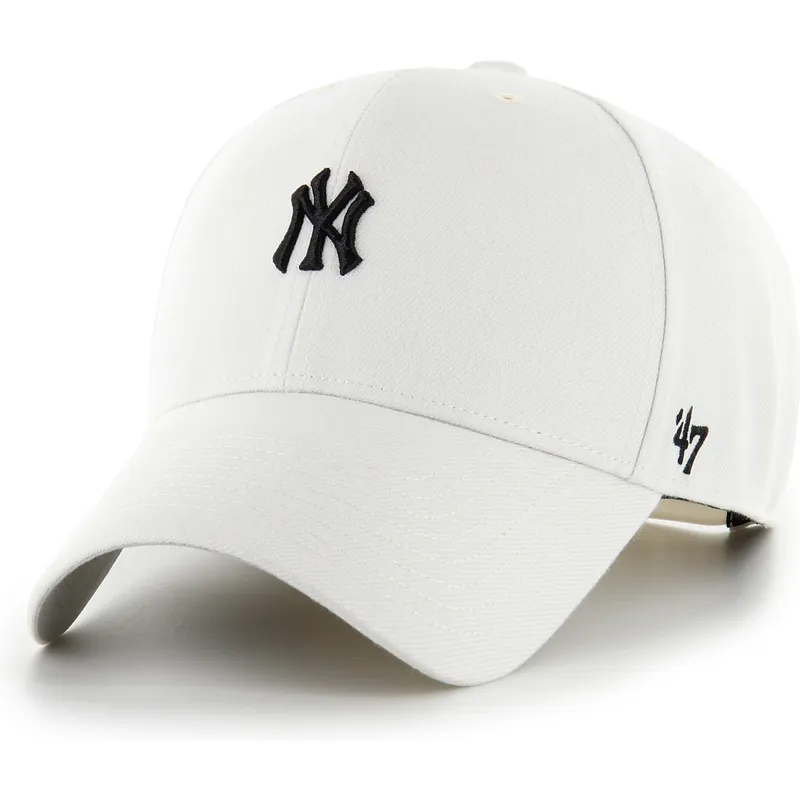 47-brand-curved-brim-mvp-base-runner-new-york-yankees-mlb-beige-snapback-cap