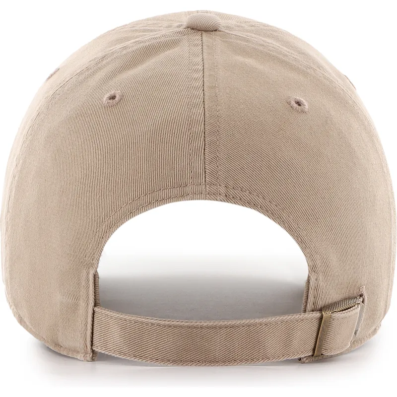 gorra-curva-marron-ajustable-con-logo-marron-clean-up-no-loop-label-de-new-york-yankees-mlb-de-47-brand