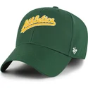 zielona-regulowana-czapka-z-zakrzywionym-daszkiem-mvp-ballpark-script-shot-oakland-athletics-mlb-od-47-brand