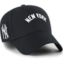 gebogene-marineblaue-verstellbare-kappe-mvp-ballpark-script-shot-der-new-york-yankees-mlb-von-47-brand