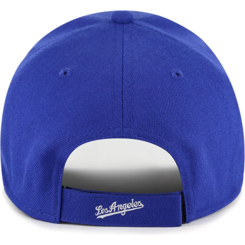 casquette-courbee-bleue-ajustable-mvp-ballpark-script-shot-los-angeles-dodgers-mlb-47-brand
