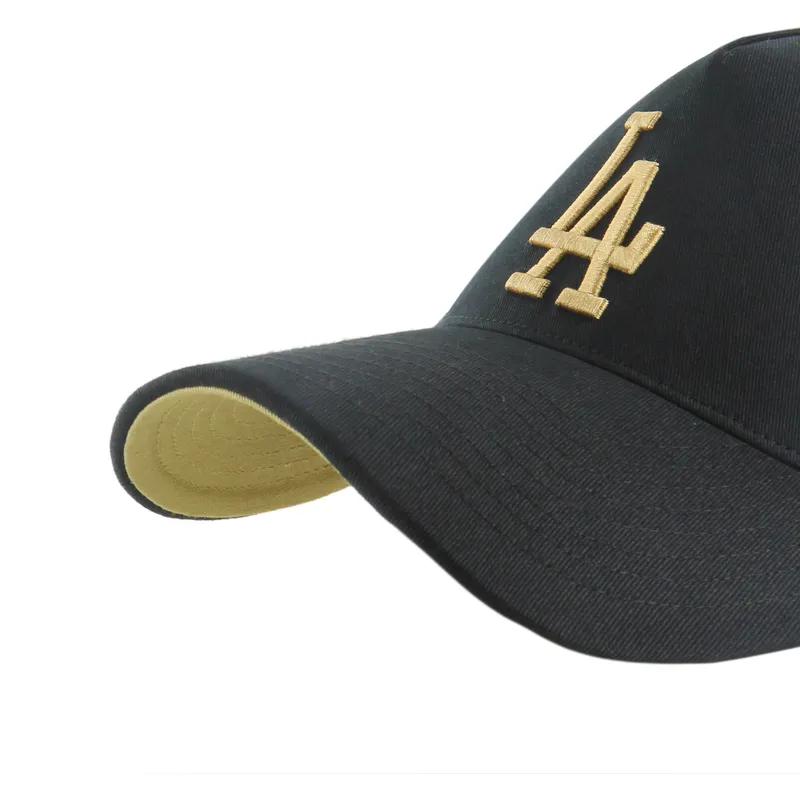 schwarze-gebogene-snapback-kappe-mvp-dt-sure-shot-two-tone-cotton-der-los-angeles-dodgers-mlb-von-47-brand