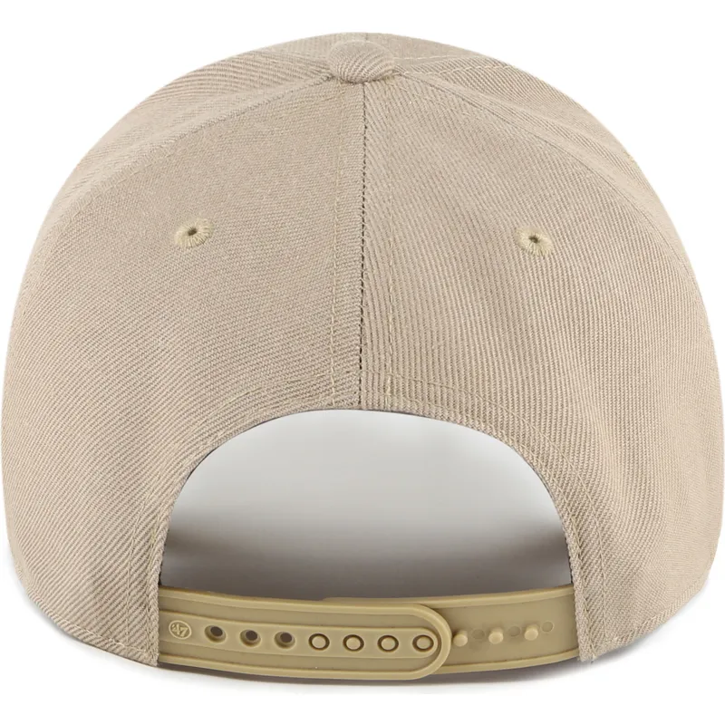 gorra-curva-khaki-snapback-con-logo-khaki-mvp-de-new-york-yankees-mlb-de-47-brand