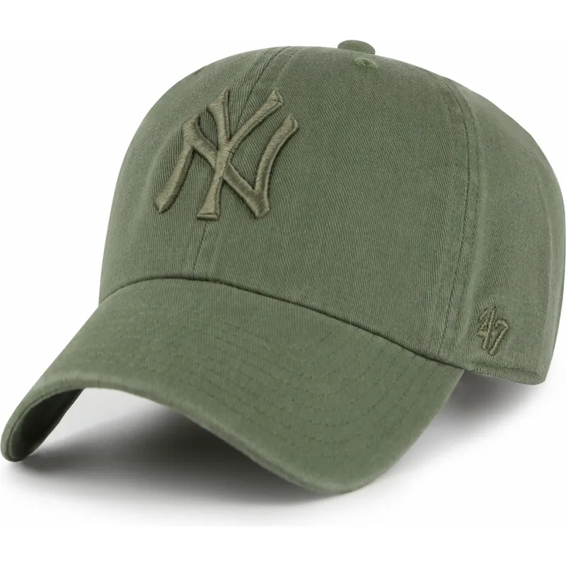 gron-bojd-justerbar-keps-med-gront-clean-up-logotyp-fran-new-york-yankees-mlb-av-47-brand