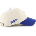 bojd-keps-beige-och-bla-justerbar-clean-up-base-runner-sure-shot-two-tone-los-angeles-dodgers-mlb-av-47-brand