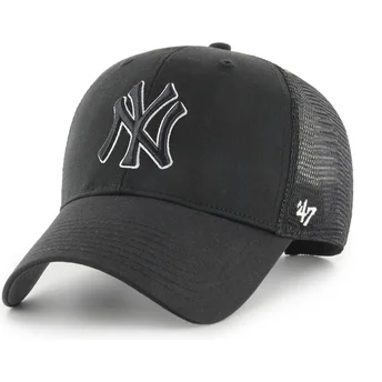 Czapka trucker czarna z czarnym logo Outline MVP Branson New York Yankees MLB od 47 Brand