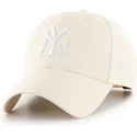 bezowa-czapka-z-daszkiem-snapback-mvp-natural-new-york-yankees-mlb-od-47-brand