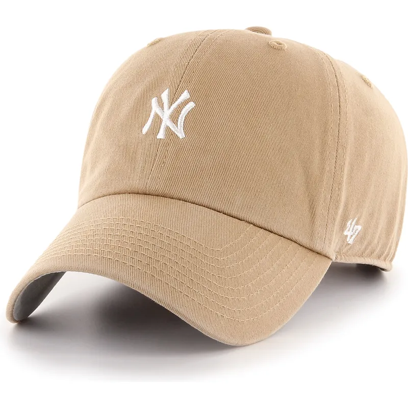 bojd-khaki-justerbar-keps-clean-up-base-runner-new-york-yankees-mlb-av-47-brand