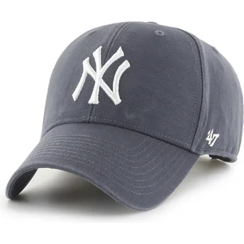 Marinblå böjd justerbar keps MVP Vintage från New York Yankees MLB av 47 Brand