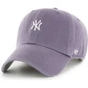 fioletowa-zakrzywiona-czapka-z-regulacja-clean-up-base-runner-iris-new-york-yankees-mlb-od-47-brand