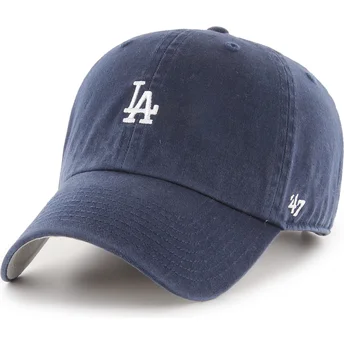 Casquette courbée bleue marine ajustable Clean Up Base Runner Los Angeles Dodgers MLB 47 Brand