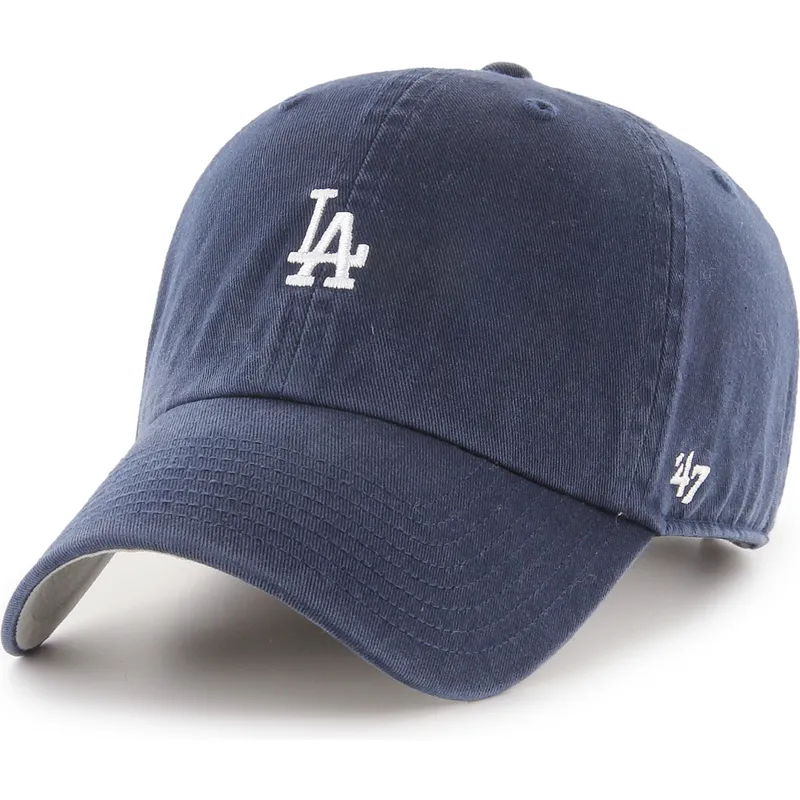 47-brand-curved-brim-clean-up-base-runner-los-angeles-dodgers-mlb-navy-blue-adjustable-cap