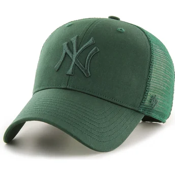 Casquette trucker verte avec logo vert MVP Branson New York Yankees MLB 47 Brand