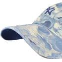 blaue-verstellbare-curved-cap-clean-up-gardenia-der-new-york-yankees-mlb-von-47-brand